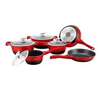 Batterie de cuisine 13 pièces Rouge/Noir Royalty Line RLBS1010M-RBLK Royalty Line