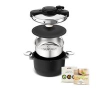 Autocuiseur SEB cocotte 3 en 1 TEMPO 6L noir