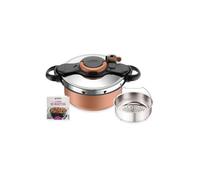 Autocuiseur Seb ClipsoMinut'® DUO 5L P4705101 Gris et Marron