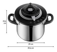 Autocuiseur - TEFAL - Clipso CHEF - 8L - Acier inoxydable - 4 programmes de cuisson
