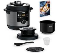 Tefal CY7788 Turbo Cuisine & Fry Multicuiseur | Autocuiseur et friteuse à air chaud | 14 programmes de cuisson automatiques | Couvercle extra Crisp | Polyvalent | Capacité 7,6 l | Avec livret de