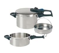 Autocuiseur vapeur - FACKELMANN - Elo Praktika Plus XL - Acier inoxydable 18/10 - 22 cm - 3 à 6 litres