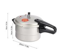 Autocuiseur - VVIKIZY - 20 cm - Alliage d'aluminium - Multifonctionnel - 8 protections de sécurité