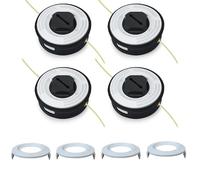 Autocut C3-2 Tête pour STIHL FSA 57, FSE 52 Coupe-bordure, 4 Pièces Trimmer Accessoires Tête de Coupe-herbe Bobine de Rechange 4009 710 2106