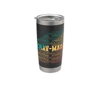 Autodéfense de l'armée Krav Maga Gobelet isotherme en acier inoxydable double paroi