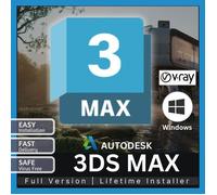 Autodesk 3DS MAX 2025 Windows Mac Licence Officielle 2025 (NOUVEAU) - Livraison 2H par email - En téléchargement