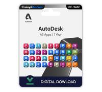 Autodesk - Abonnement - 1 An - Accès Complet - Licence officielle - Compatible Windows & Mac