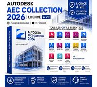 Autodesk Aec Collection 2026 Licence Avie - Activation Perpétuelle & Mises À Jour Inclus - Garantie Totale & Support Technique - Pc/Windows