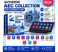 Autodesk Aec Collection 2026 - Licence Perpétuelle - Usage Illimité - Français & Multilingue - Mac/Win