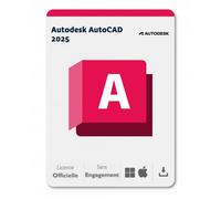 Autodesk Autocad 2025 - 1 An | Licence Officielle En Français - Windows|Mac - Version Téléchargement