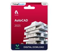 Autodesk AutoCAD 2025 (Mac) - Activation Perpétuelle - À télécharger - 1 Mac - Non compatible Windows