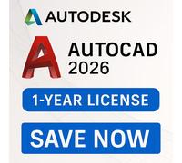 Autodesk Autocad 2026 1 An - Avec Intelligence Artificielle