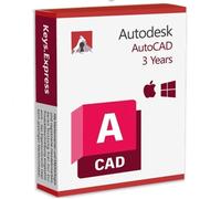 Autodesk AutoCAD 2026 - ABONNEMENT OFFICIEL 3 Ans - Windows / Mac - Clé Numérique & Garantie