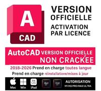 Autodesk Autocad 2026 Licence Officielle 1 An