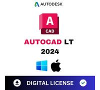 Autodesk Autocad Lt 2024 (Windows & Macos) - Licence Officielle 1 An