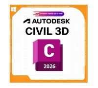 Autodesk Civil 3D 2026 (PC) (3 Appareil, 1 an) - Autodesk Clé - Livraison rapide
