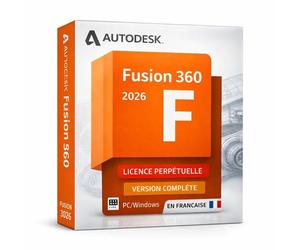 Autodesk Fusion 2026 - Licence Perpétuelle, Usage Illimité - Renouvellement Auto Sans Frais - Pc/Mac