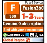Autodesk Fusion 360 2023 - Abonnement Genuine F360 -Officielle (compte officiel) 2025 - Livraison Rapide 5min