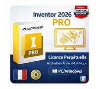 Autodesk Inventor 2025 Licence Perpétuelle - Usage Illimité - Pc/Windows