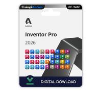 Autodesk Inventor 2026 - Abonnement 1 An - Licence officielle - Compatible Windows & Mac - À télécharger