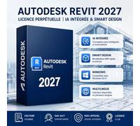 Autodesk Revit 2027 - Licence Perpétuelle - I.A Intégrée & Smart Design - Windows - Multilingue - Facture & Sav 24/7