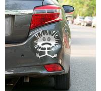 Autodomy Autocollants Buns Drole Tuning Réparation Intelligente 2 Unités pour les Rayures et les Bosses, Autocollant Voiture Humour | Stickers Voiture Humour ou la Moto (Blanc, XL -25 x 30 Cm)