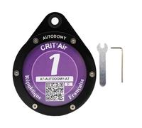 Autodomy Porte Vignette Crit Air Moto Étanche | Support Vignette Critair Moto Inclut 2 Outils de Travail | pour Toutes Type de Motos