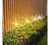 AUTOFigure 40 Pack Solaire Feux d'artifice Stake Lights extérieur, IP65 imperméable Bricolage fée LED lumières solaires, Feux d'artifice Lumineux lumières solaires de Jardin, 150 heads-40Pcs