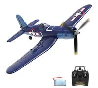 AUTOFigure Avion Télécommandé, Avion RC 4 Canaux F4U Corsair, Système De Stabilisation Xpilot, Stabilisateur Gyroscopique 2,4 GHz-F4U||1