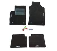 AUTOFORNITURE ITALIA Tapis de Sol pour Voiture sur Mesure avec 4 Logos et 4 Points de Fixation