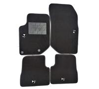 AUTOFORNITURE ITALIA TAPIS - Tapis Moquette 4 Logos 2 Fix compatible avec DS3 CROSSBACK 2019>