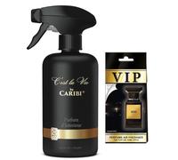 AutoFullCar CARIBI VIP Lot de 800 désodorisants pour voiture à suspendre avec recharge 250 ml C'est laVie Parfum élégant inspiré des parfums de prestige pour voiture, maison ou bureau