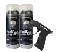 AutoFullCar Full Dip Pack 2 Sprays Vinyle Liquide Cadeau Adaptateur Spray (Gun Metal)