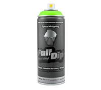 AutoFullCar Full Dip Spray Fluor 400 ml | Peinture aérosol en vinyle liquide pour voiture, moto, vélo, jante (Vert fluo)