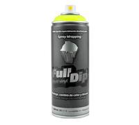 AutoFullCar Full Dip Spray Fluor 400 ml | Vinyle liquide aérosol peinture voiture moto vélo jante jaune fluo
