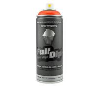 AutoFullCar Full Dip Spray Fluor 400 ml | Vinyle liquide Aérosol Peinture Voiture Moto Vélo Jante (Rouge Fluor)