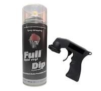 AutoFullCar Full Dip Spray Vinyle Liquide 400 ml avec Adaptateur (Noir)