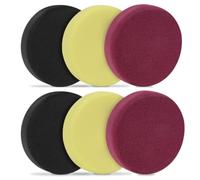 AutoFullCar FullCarX Lot de 6 éponges de polissage plates pour voiture 150 mm