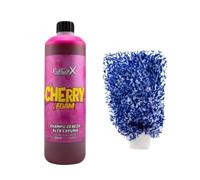AutoFullCar - Kit Economy - Shampooing et gant - FullCarX - Nettoyage - Detailing - 750 ml (Cherry)