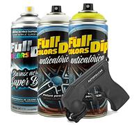 AutoFullCar Lot de 2 flacons de peinture acrylique anti-callosités pour étriers de frein 400 ml (jaune brillant)