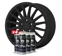 AutoFullCar PACK 4 SPRAYS VINYLE LIQUIDE FULL DIP NOIR MAT