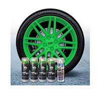 AutoFullCar Pack 4 Sprays Vinyle Liquide Full Dip Vert Lime Protection Mat