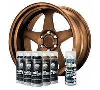 AutoFullCar PACK 5 SPRAYS VINYLE LIQUIDE FULL DIP BRONZE MÉTALLISÉ BRILLANT