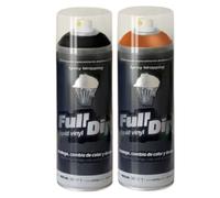 AutoFullCar - Pack de 2 sprays Full Dip - Le pack se compose de 1 spray bronze doré Cupra + 1 spray noir (base) - Format 400 ml Unité.