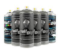 AutoFullCar - Pack Sprays Full Dip noir métallisé super brillant vinyle liquide | FullDip