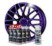 AutoFullCar Pack Sprays Vinyle Liquide Full Dip Sweet Cameleon Brillant avec Base Noire
