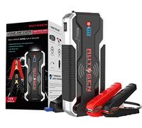AUTOGEN Booster Batterie Voiture, 3000A 24000mAh 12V Portable Jump Starter, Démarrage de Voiture Étanche (Jusqu’à 8.0L Essence/8.0L Gazole) avec Chargeur sans Fil 10W, USB Câble QC 3.0 et Lamp LED.