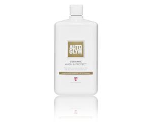 Autoglym Ceramic Wash and Protect Shampooing pour voiture en céramique triple action pH neutre jusqu'à 33 lavages Savon concentré sans danger pour revêtement céramique Protection hydrofuge 1 l