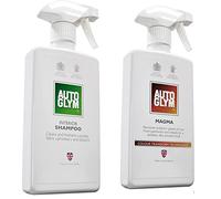 Autoglym Interior Shampoo - Élimine la Saleté et les Impuretés des Tissus et des Plastiques - 500ml & Magma - Nettoie et Élimine le Fer et les Retombées Nocives sur les Roues et la Carrosserie -500ml