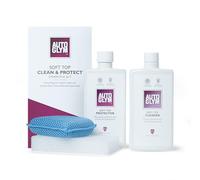 Autoglym Soft Top Clean & Protect - Kit Nettoyant & Imperméabilisant pour Capotes Auto en Tissu, Restaure Les Capotes des Voitures Cabriolets & Autres Toits Textiles (Auvents, Tentes, Barnums)